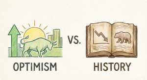 January 2026 market insights chart showing S&P 500 and sector rotation
